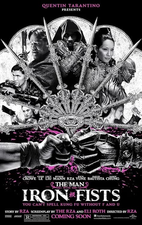 The Man with the Iron Fists film posteri